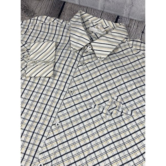 Rocawear Authentic Button Shirt Mens 2XL Plaid Long‎ Sleeve Classic Embroidered - Picture 1 of 13